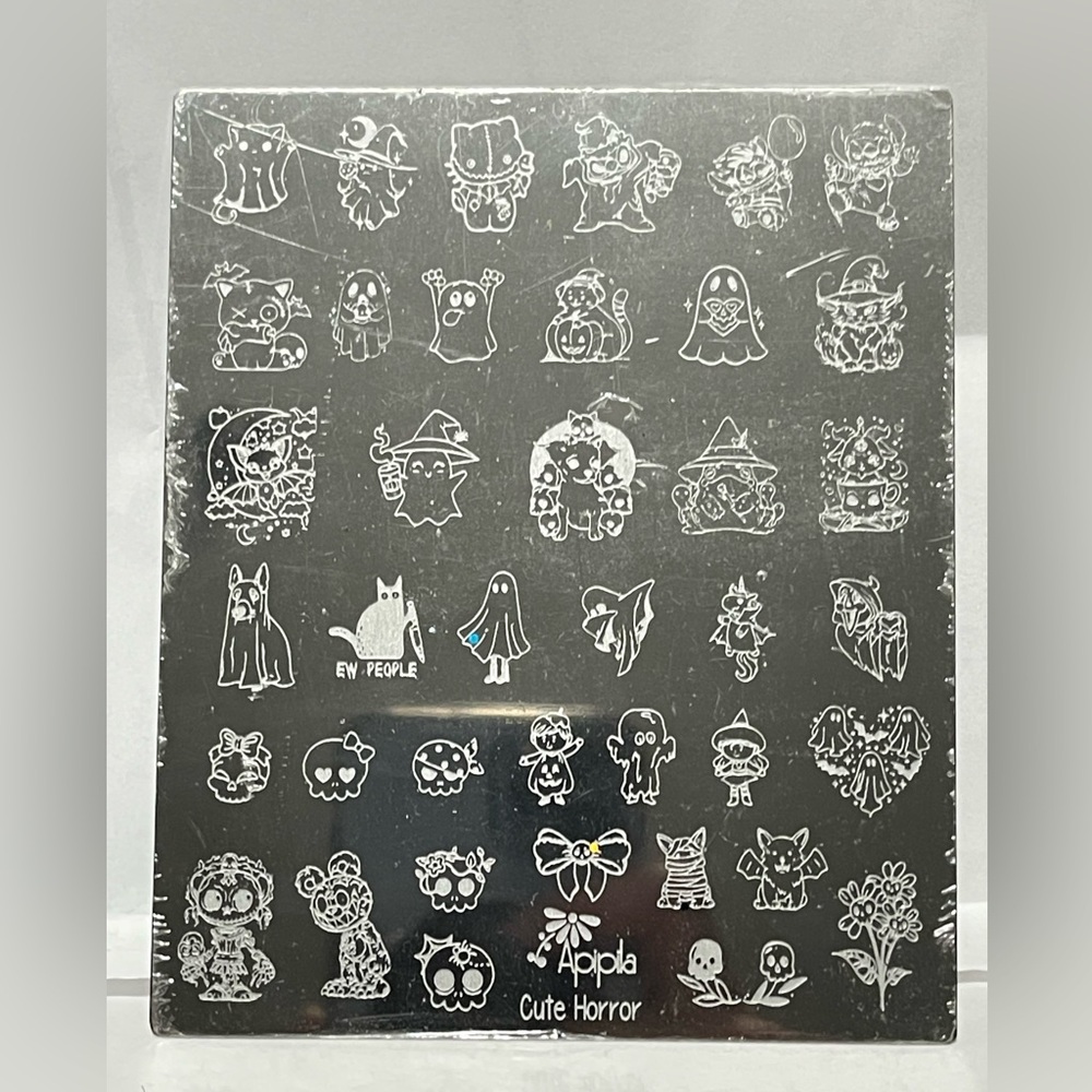 Appila Cute Horror PPU Exclusive Nail stamping plate